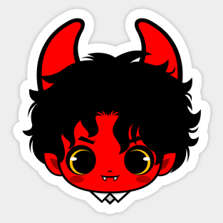 Cute Red Devil Sticker